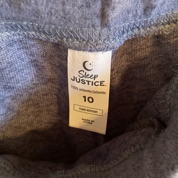 Justice blue sleep pants size 10 NWT - Picture 3 of 4